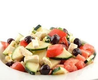 Courgette salade met feta