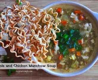 Vegetable and Chicken Manchow Soup