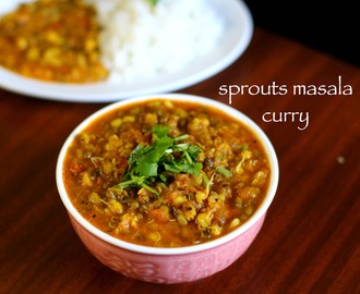 sprouts curry recipe | moong sprouts sabzi | sprouts recipe