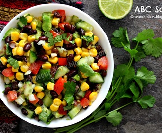 ABC Salad | Avocado Black Bean Cucumber Salad Recipe | Vegan Dairy Free | Healthy Recipe | Flavour Diary