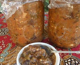 Spiced Eggplant Kasundi Recipe