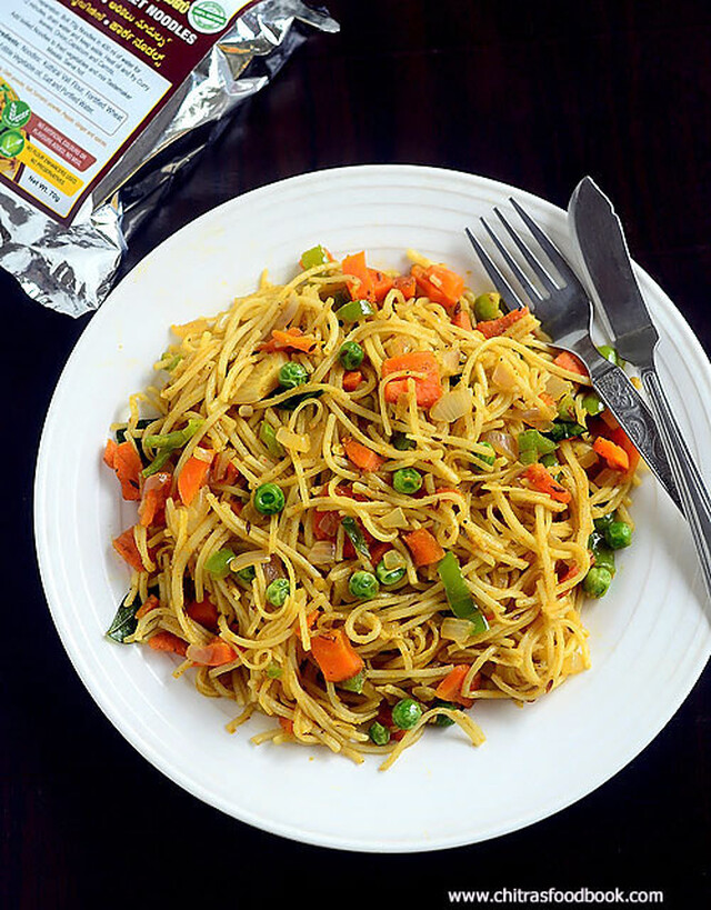 Millet Noodles Recipe – Vegetable Millet Noodles –Siruthaniyam Noodles
