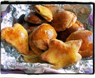 Ciastka ze skwarków - Pork Ring Cookies Recipe - Brioches con ciccioli
