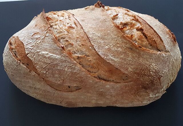 Pšeničný chlieb kváskový, ako inak? (chladničkové kysnutie)