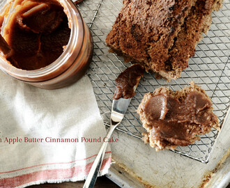 Vegan Apple Butter Cinnamon Pound Cake