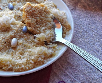 Tamina | Algerian Semolina Spoon Dessert