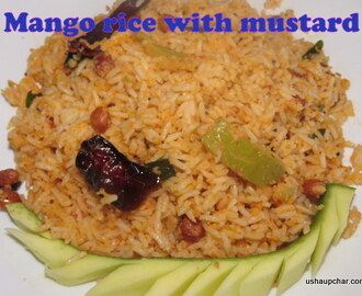 Mango rice with mustard I Mavina kayi sasive chitranna