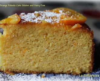 Orange Polenta Cake Gluten and Dairy Free