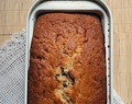 coconut milk loaf with dark chocolate flakes