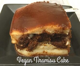 Vegan Tiramisu Layer Cake (Sugar Free)