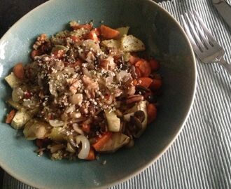 RECEPT: Quinoa met zoete aardappel en wortel uit de oven