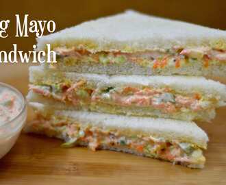 Veg Mayonnaise Sandwich |Kids Lunchbox Recipe