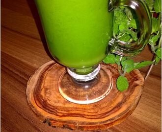 Zielony sok na wzmocnienie i oczyszczenie organizmu