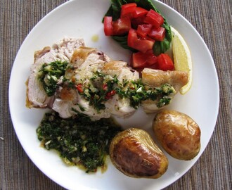 Chicken Breast with Chimichurri sauce