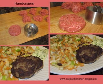 Hamburgers! Lekker voor op de BBQ, tussen een broodje of met een maaltijdsalade (paleo)