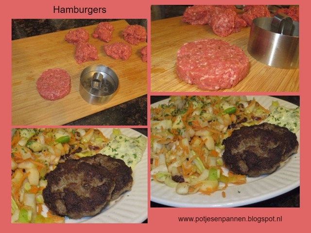Hamburgers! Lekker voor op de BBQ, tussen een broodje of met een maaltijdsalade (paleo)