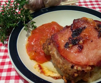 Pork, Thyme and Crispy Bacon Meatloaves