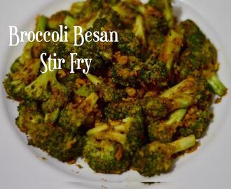 Broccoli Besan Stir Fry