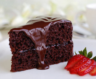 Aca tienen mi amores, una rica torta de chocolate.