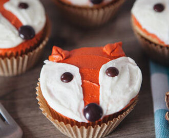 Five Minute Fox Cupcakes