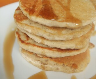 Vegan and gluten free chia seed pancakes