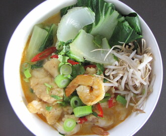 Seafood Laksa – A delicious low calorie meal