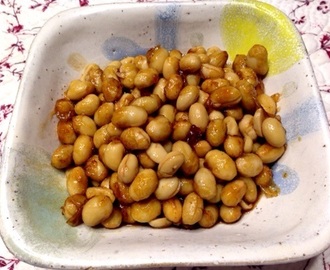 節分　大豆の甘辛煮 Fried Soybeans with sweet soy sauce