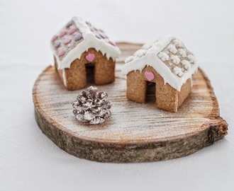 Recetas de Navidad - Casitas de jengibre en miniatura