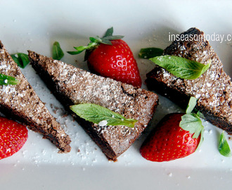 Sweet Season … Chocolate Mint Brownie Cake