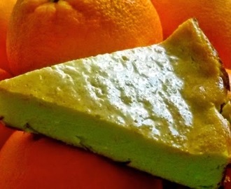 Tarta Ligera de Queso y Naranja