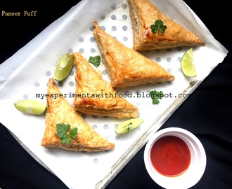 Paneer( cottage cheese) Puffs