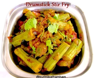 Drumstick Stir Fry / Murungaikkai Poriyal