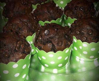 Muffin al cacao con gocce di cioccolato Bimby