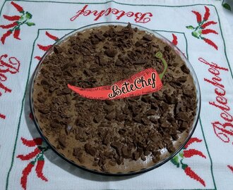 Torta de Biscoito com Mousse de Chocolate Por Betechef