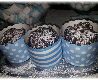 Muffin con farina integrale al cioccolato