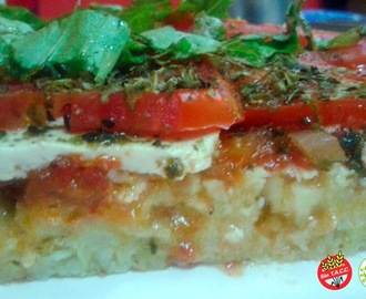Rincón Vegano: Pizza de Coliflor y Flan Vegano.-