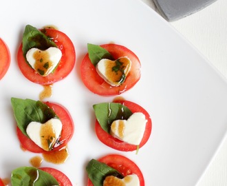 Tomate - Mozzarella - Herz - Salat ♡