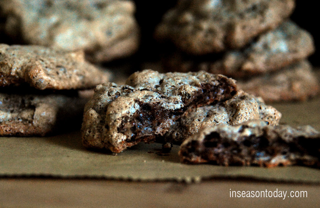 Sweet Season … Fudgy Chocolate And Hazelnut Meringue Cookies