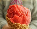 Strawberry Frozen Yoghurt Eis