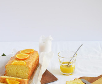 bolo de curd de laranja // orange curd cake