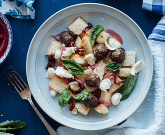 #RethinkBeef Global Recipe Swap : East Coast Panzanella Salad