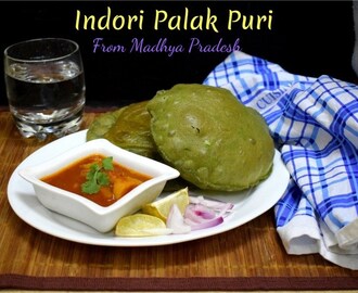 Indori Palak Ki Puri | Spinach Poori from Madhya Pradesh