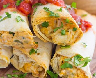 30 Minute Thursday: Baked Chicken Ranch Taquitos