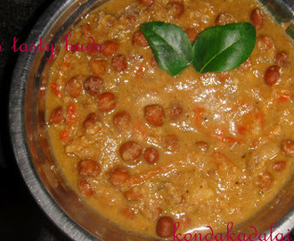 Kondai Kadalai curry / chickpea curry