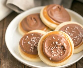 Chocolate Caramel Shortbread Cookies AKA Twix Cookies #Giveaway