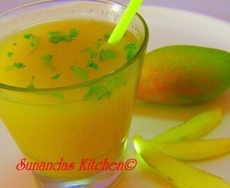 Aam panna (Raw mango refreshing cooler)