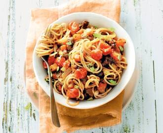 Spaghetti met worst en tomaat - Recept - Allerhande