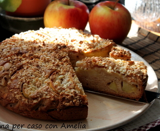 Torta di mele cannella e mandorle bimby | Cucina per caso con Amelia