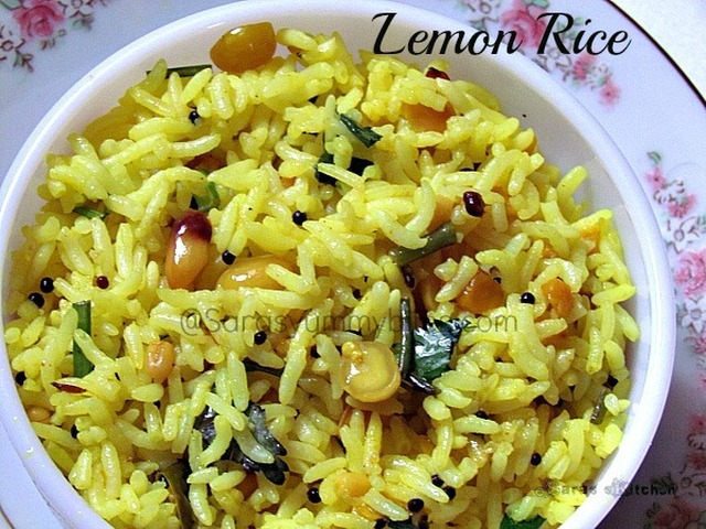 Lemon Rice / South Indian Lemon Rice