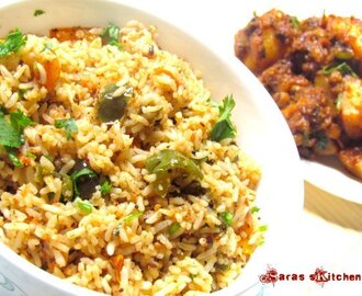 Capsicum / Bell pepper rice